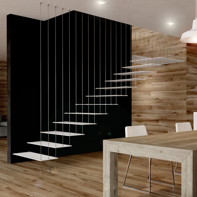 Virtuose Escalier Suspendu Design D Ingterieur